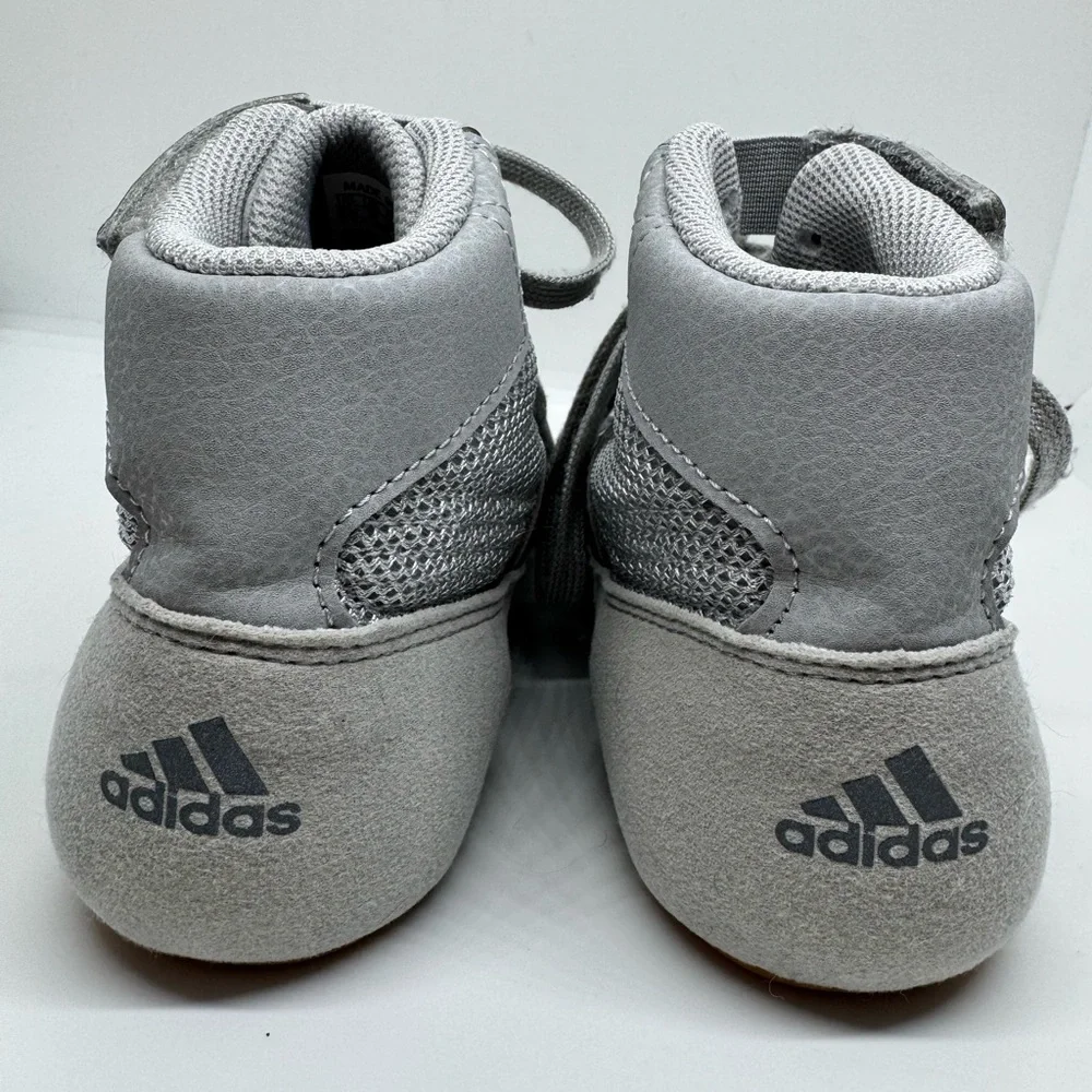 adidas Kids Gray High-Top Shoes